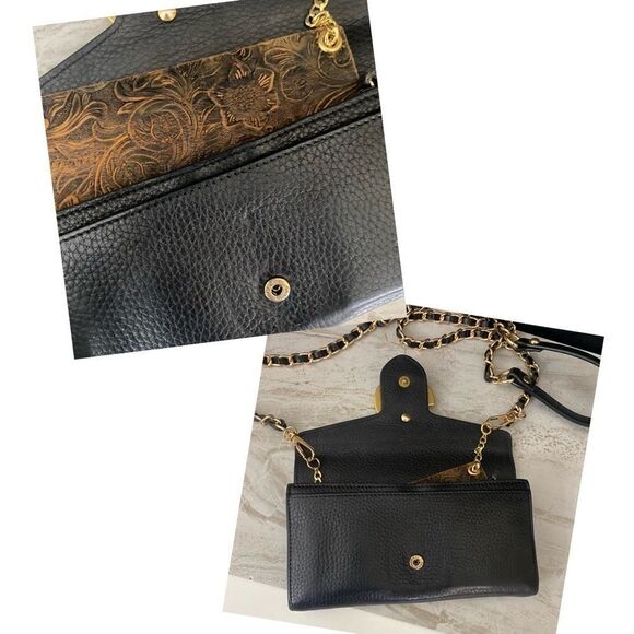 GUCCI GG Leather Long Wallet to Shoulder Bag 💼 Black - Picture 17 of 17